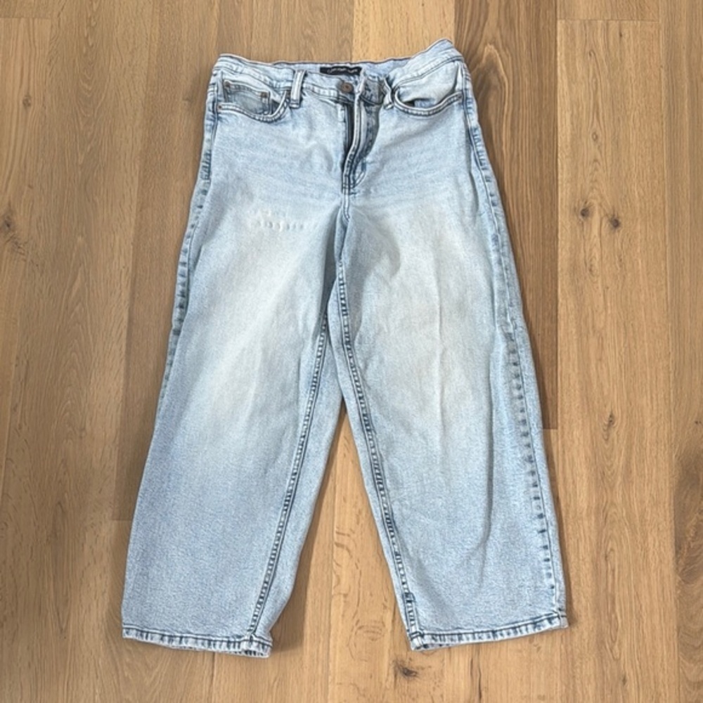 Calvin Klein Jeans Light Blue Wide-Leg Flare Jeans